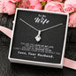 To my Wife - Reason to be - Black - Alluring Beauty Necklace - Jewelry 3