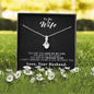 To my Wife - Reason to be - Black - Alluring Beauty Necklace - Jewelry 14