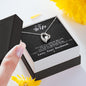 To my Wife - Reason to be - Black - Forever Love Necklace - Jewelry 2