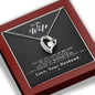 To my Wife - Reason to be - Black - Forever Love Necklace - Jewelry 14