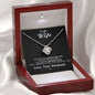 To my Wife - Reason to be - Black - Love Knot Necklace - Jewelry 7