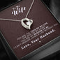 To my Wife - Reason to be - Dark Red - Forever Love Necklace - Jewelry 4