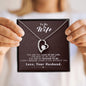 To my Wife - Reason to be - Dark Red - Forever Love Necklace - Jewelry 13
