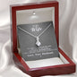 To my Wife - Reason to be - Gray - Alluring Beauty Necklace - Jewelry 8