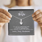 To my Wife - Reason to be - Gray - Alluring Beauty Necklace - Jewelry 5