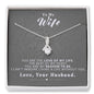To my Wife - Reason to be - Gray - Alluring Beauty Necklace - Jewelry 12