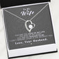 To my Wife - Reason to be - Gray - Forever Love Necklace - Jewelry 10