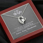 To my Wife - Reason to be - Gray - Forever Love Necklace - Mahogany Style Luxury Box - Jewelry 6