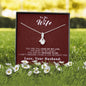 To my Wife - Reason to be - Medium Red - Alluring Beauty Necklace - Jewelry 14