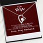 To my Wife - Reason to be - Medium Red - Forever Love Necklace - Jewelry 10