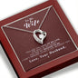 To my Wife - Reason to be - Medium Red - Forever Love Necklace - Jewelry 14