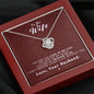 To my Wife - Reason to be - Medium Red- Love Knot Necklace - Jewelry 5