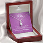 To my Wife - Reason to be - Pink - Alluring Beauty Necklace - Jewelry 8