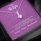 To my Wife - Reason to be - Pink - Alluring Beauty Necklace - Jewelry 2