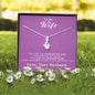 To my Wife - Reason to be - Pink - Alluring Beauty Necklace - Jewelry 14
