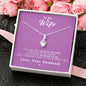 To my Wife - Reason to be - Pink - Alluring Beauty Necklace - Jewelry 3