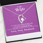 To my Wife - Reason to be - Pink - Forever Love Necklace - Jewelry 10