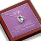 To my Wife - Reason to be - Pink - Forever Love Necklace - Jewelry 14