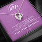 To my Wife - Reason to be - Pink - Forever Love Necklace - Jewelry 4