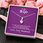 To my Wife - Reason to be - Purple - Alluring Beauty Necklace - Jewelry 3