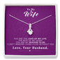 To my Wife - Reason to be - Purple - Alluring Beauty Necklace - Jewelry 12