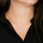 To my Wife - Reason to be - Purple - Alluring Beauty Necklace - Jewelry 10