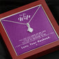 To my Wife - Reason to be - Purple - Alluring Beauty Necklace - Mahogany Style Luxury Box - Jewelry 7