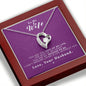 To my Wife - Reason to be - Purple - Forever Love Necklace - Jewelry 14