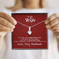 To my Wife - Reason to be - Red - Alluring Beauty Necklace - Jewelry 5