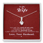 To my Wife - Reason to be - Red - Alluring Beauty Necklace - Jewelry 12