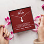 To my Wife - Reason to be - Red - Alluring Beauty Necklace - Jewelry 13