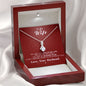 To my Wife - Reason to be - Red - Alluring Beauty Necklace - Jewelry 8