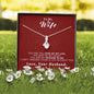 To my Wife - Reason to be - Red - Alluring Beauty Necklace - Jewelry 14