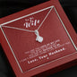 To my Wife - Reason to be - Red - Alluring Beauty Necklace - Mahogany Style Luxury Box - Jewelry 7