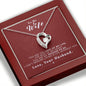 To my Wife - Reason to be - Red - Forever Love Necklace - Jewelry 14