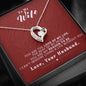 To my Wife - Reason to be - Red - Forever Love Necklace - Jewelry 4