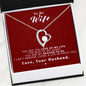 To my Wife - Reason to be - Red - Forever Love Necklace - Jewelry 10