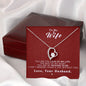 To my Wife - Reason to be - Red - Forever Love Necklace - Jewelry 8