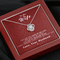 To my Wife - Reason to be - Red- Love Knot Necklace - Jewelry 5