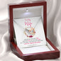 To my Wife - Red - last everything - Interlocking Hearts Necklace - Jewelry 5