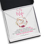 To my Wife - Red - last everything - Interlocking Hearts Necklace - Jewelry 6