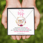 To my Wife - Red - last everything - Interlocking Hearts Necklace - Jewelry 2
