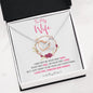 To my Wife - Red - last everything - Interlocking Hearts Necklace - Jewelry 9
