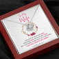 To my Wife - Red - last everything - Love Knot Necklace - Jewelry 5