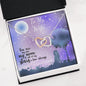 To my Wife - you are my Sun my Moon and All the Stars - Interlocking Hearts Necklace - Jewelry 9