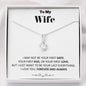 To my Wife - your last everything 2 -bw - Alluring Beauty Necklace - Standard Box - Jewelry 1