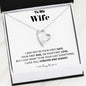 To my Wife - your last everything 2 - Bw - Forever Love Necklace - Jewelry 10