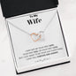 To my Wife - your last everything 2 - Bw - Interlocking Hearts Necklace - Jewelry 9