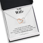 To my Wife - your last everything 2 - Bw - Interlocking Hearts Necklace - Jewelry 6