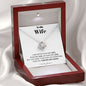 To my Wife - your last everything 2- Bw - Love Knot Necklace - Jewelry 7